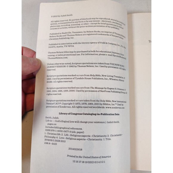 Life Is _____.: God's Illogical Love Will Change Your Existence - VERY GOOD - Picture 3 of 3